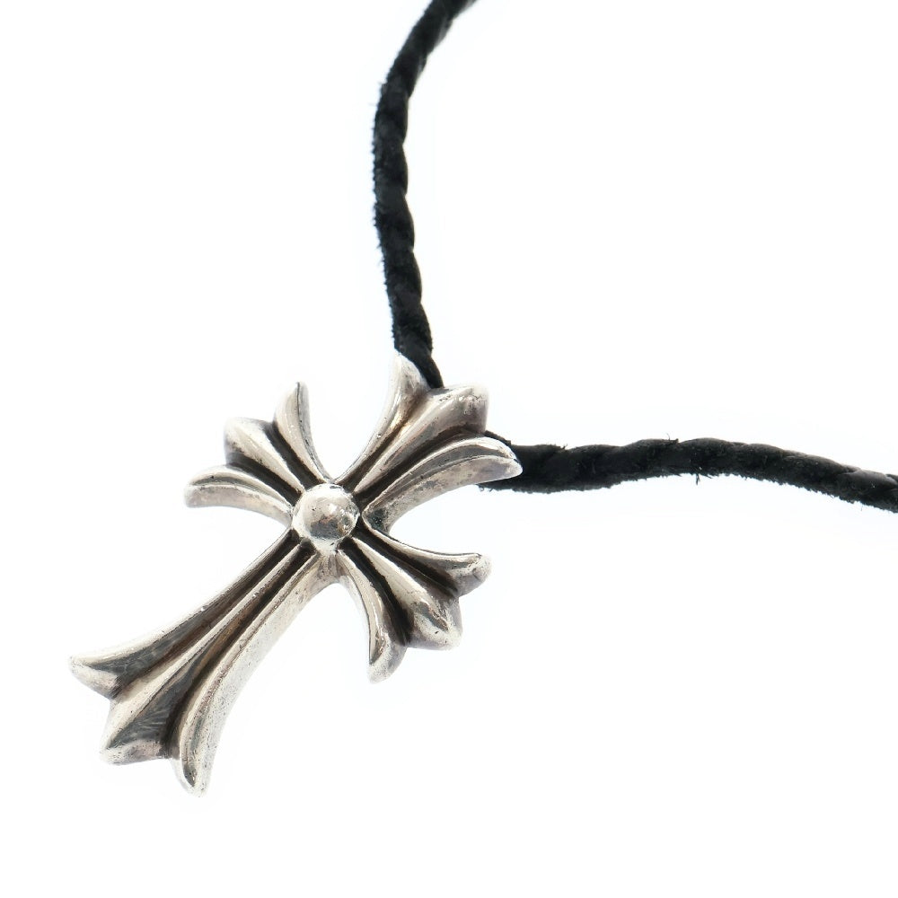CHROME HEARTS(クロムハーツ) CH CRS SMLスモールCHクロス BC ボロチップブレイド ネックレス シルバー BCA220