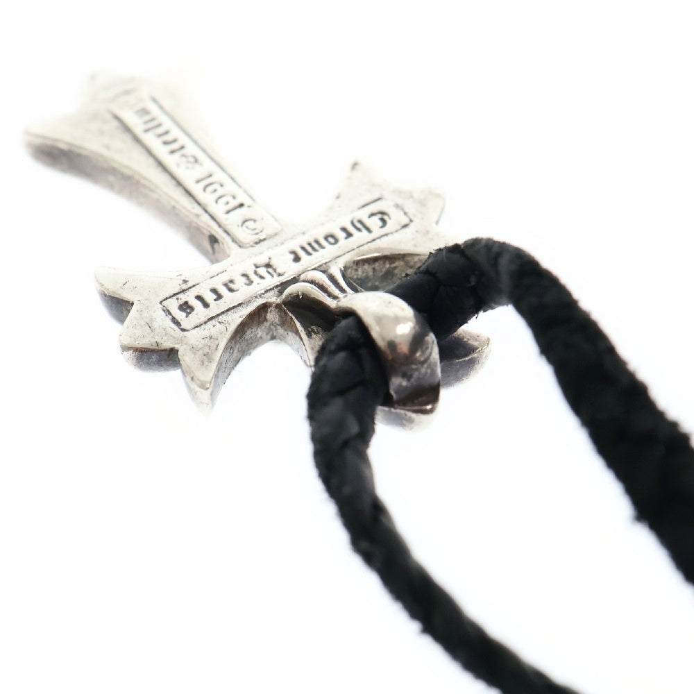 CHROME HEARTS(クロムハーツ) CH CRS SMLスモールCHクロス BC ボロチップブレイド ネックレス シルバー BCA220
