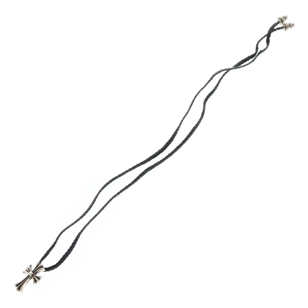 CHROME HEARTS(クロムハーツ) CH CRS SMLスモールCHクロス BC ボロチップブレイド ネックレス シルバー BCA220