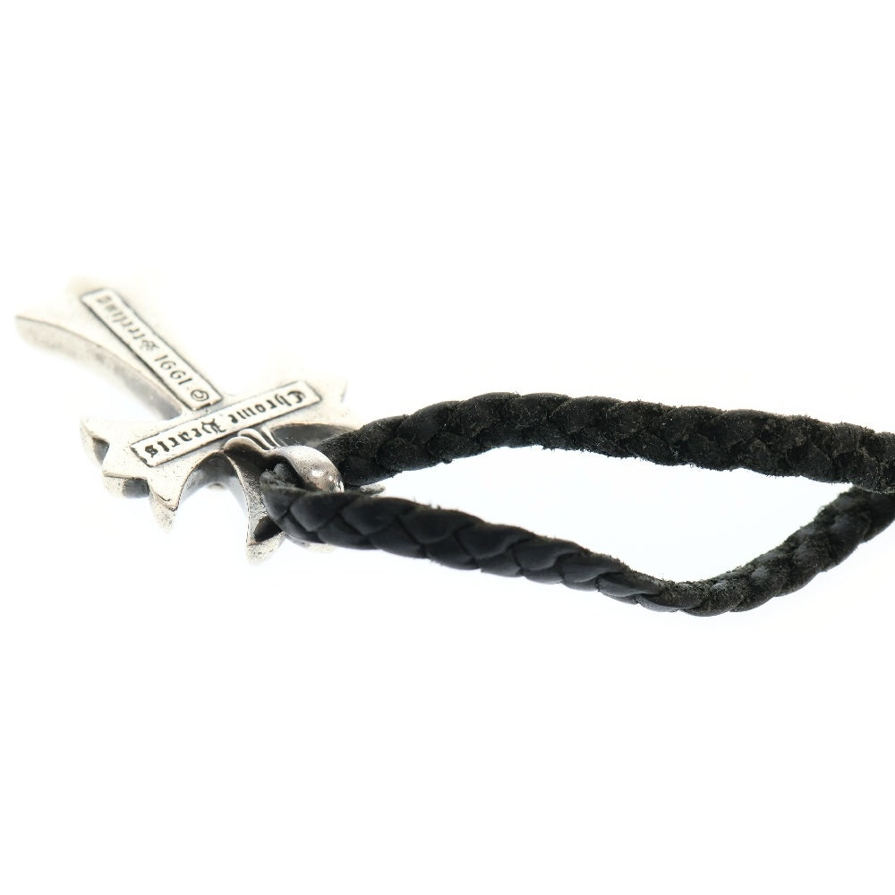 CHROME HEARTS(クロムハーツ) CH CRS SMLスモールCHクロス BC ボロチップブレイド ネックレス シルバー BCA220