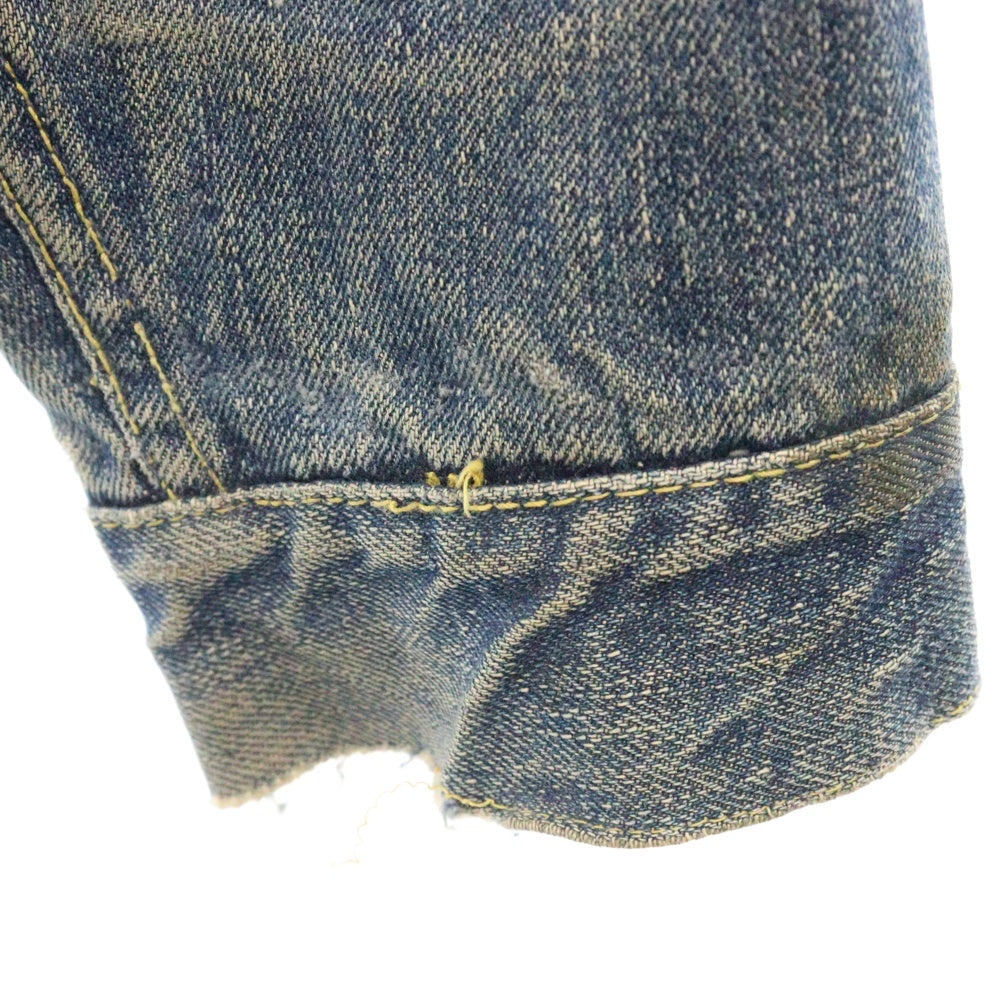 Levi's(リーバイス) 50S VINTAGE 507XX 2nd セカンド 紙パッチ ボタン裏17 デニムジャケット インディゴ ハギ付き
