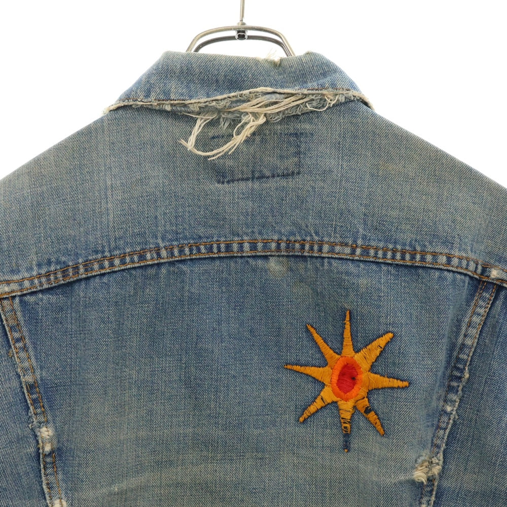 Levi's(リーバイス) 70's VINTAGE 70505 BIGE ボタン裏524 4th フォース ヴィンテージ デニムジャケット トラッカージャケット インディゴ ※カスタム品