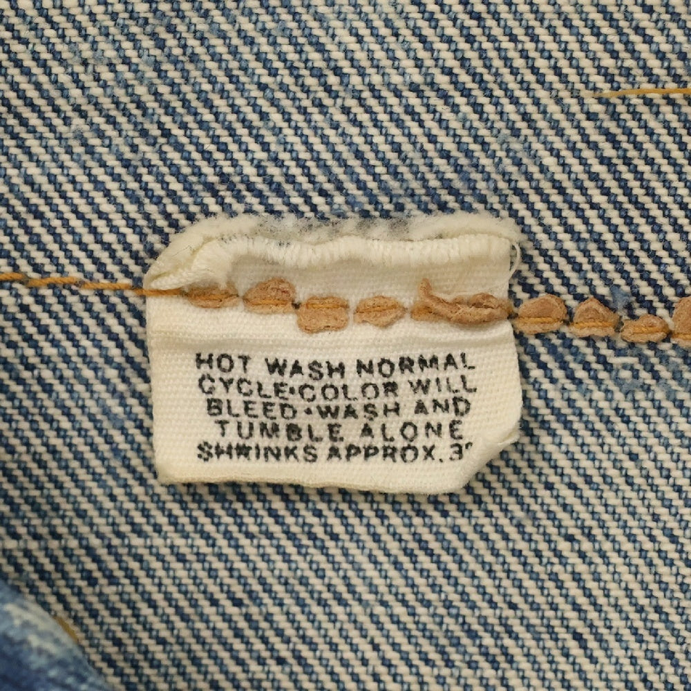 Levi's(リーバイス) 70's VINTAGE 70505 BIGE ボタン裏524 4th フォース ヴィンテージ デニムジャケット トラッカージャケット インディゴ ※カスタム品