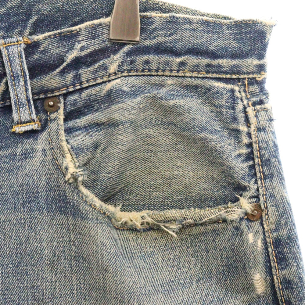 Levi's(リーバイス) 60S VINTAGE 502 ボタン裏刻印K BIG E グリッパジッパー ジッパーフライデニムパンツ インディゴ
