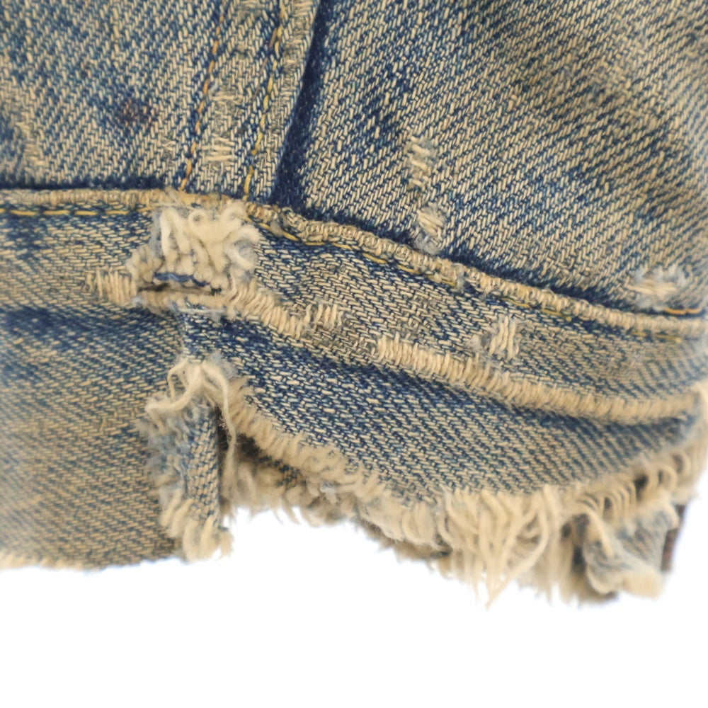 Levi's(リーバイス) 50S VINTAGE 2nd 517XX 紙パッチ BIG E 裏地ブランケット デニムジャケット インディゴ