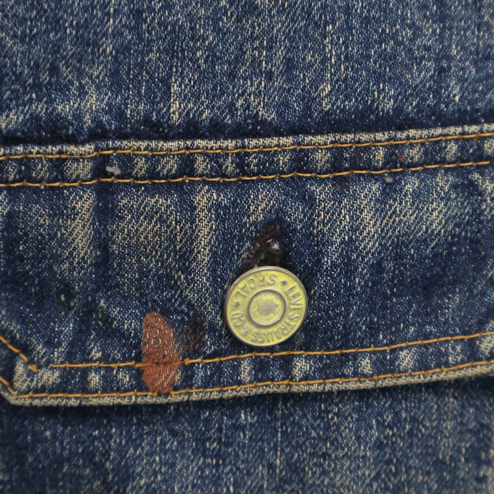 Levi's(リーバイス) 50S VINTAGE 2nd 517XX 紙パッチ BIG E 裏地ブランケット デニムジャケット インディゴ