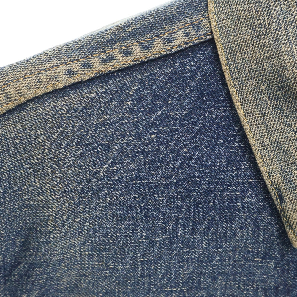 Levi's(リーバイス) 50S VINTAGE 2nd 517XX 紙パッチ BIG E 裏地ブランケット デニムジャケット インディゴ