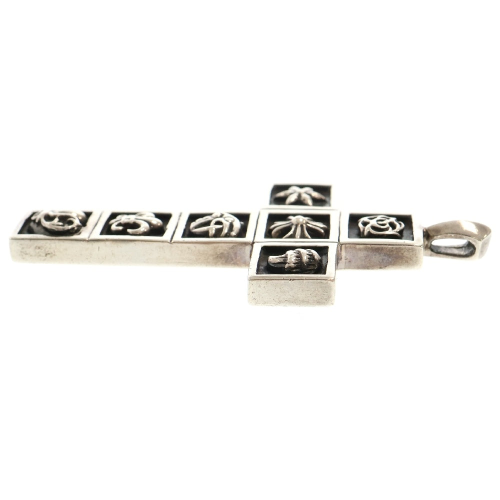 CHROME HEARTS(クロムハーツ) MULTI FRAMED CROSS マルチフレームドクロス ペンダントトップ シルバー BCA292