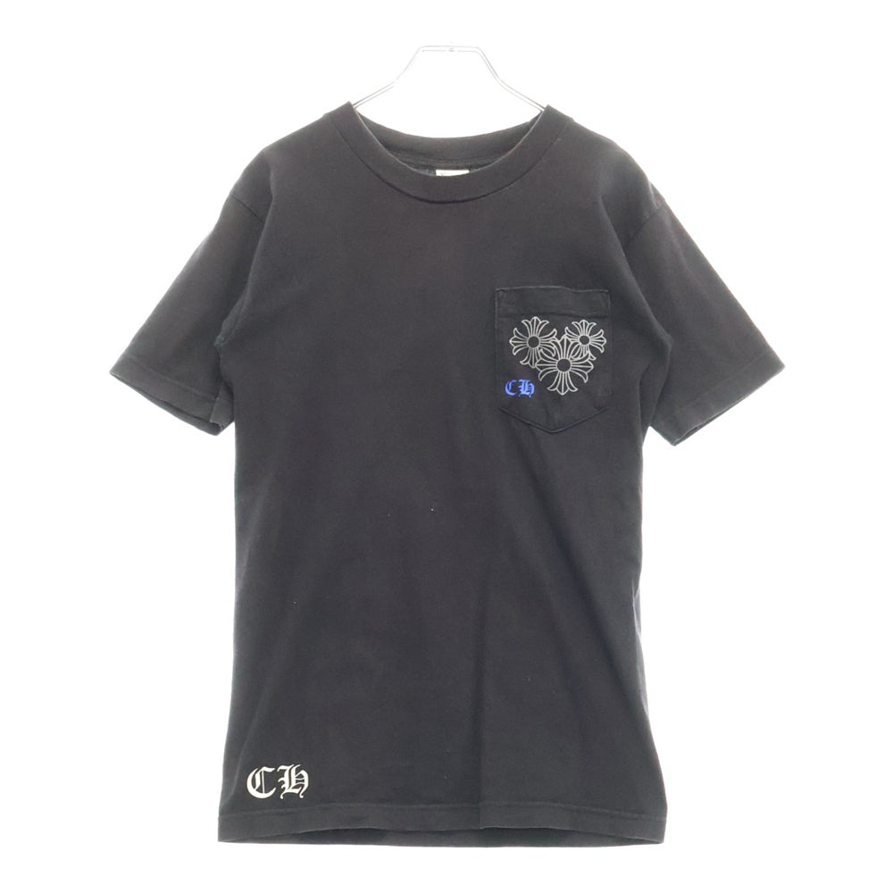 CHROME HEARTS(クロムハーツ) OLD サークルロゴCHプラス プリント 半袖Tシャツ カットソー ブラック