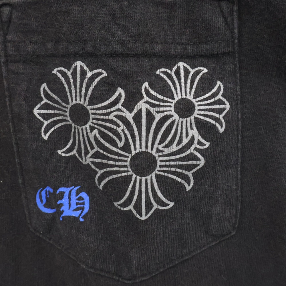 CHROME HEARTS(クロムハーツ) OLD サークルロゴCHプラス プリント 半袖Tシャツ カットソー ブラック
