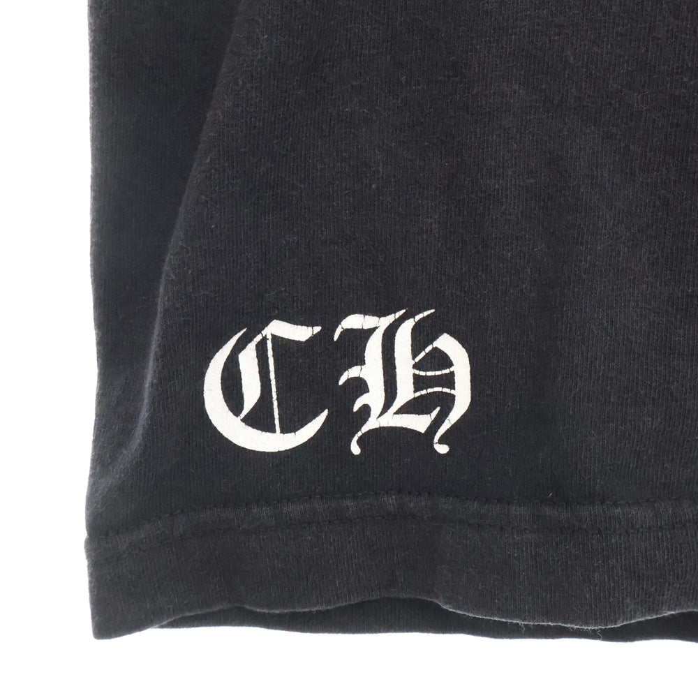 CHROME HEARTS(クロムハーツ) OLD サークルロゴCHプラス プリント 半袖Tシャツ カットソー ブラック