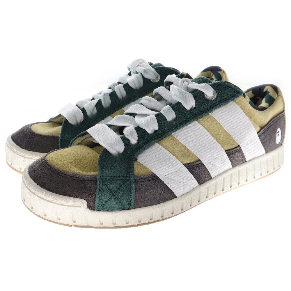 A BATHING APE(アベイシングエイプ) ×adidas アディダス SAND ベイプ サンド ローカット スニーカー US9.5/27.5cm IE6118 グリーン