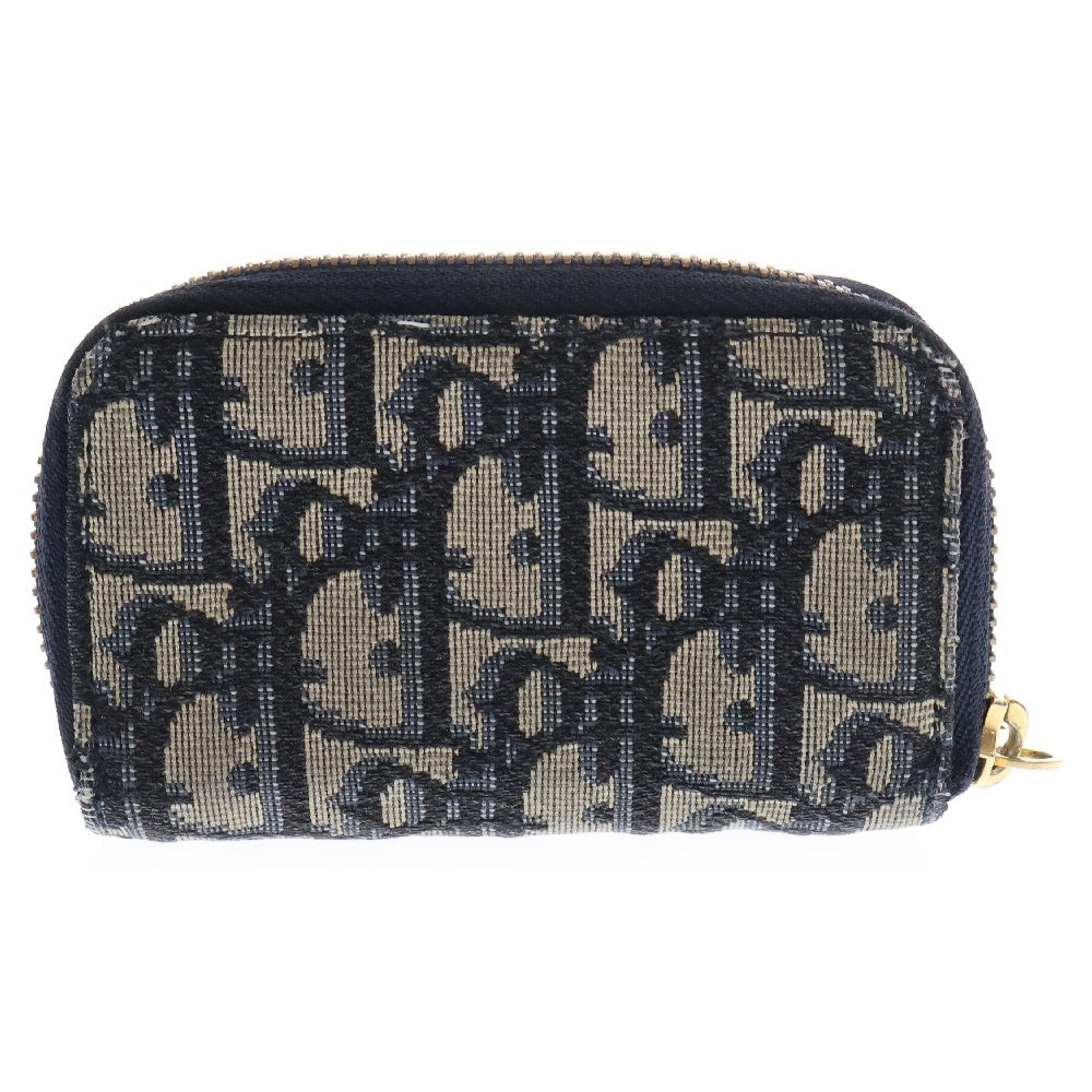DIOR(ディオール) オブリークジャガード キーコインケース ベージュ