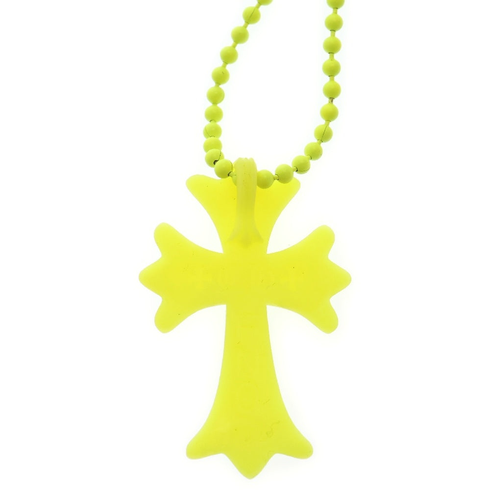 CHROME HEARTS(クロムハーツ) FNO RUBBER CH CRS SML FNO限定 ラバースモールCHクロス シリコンネックレストップ イエロー