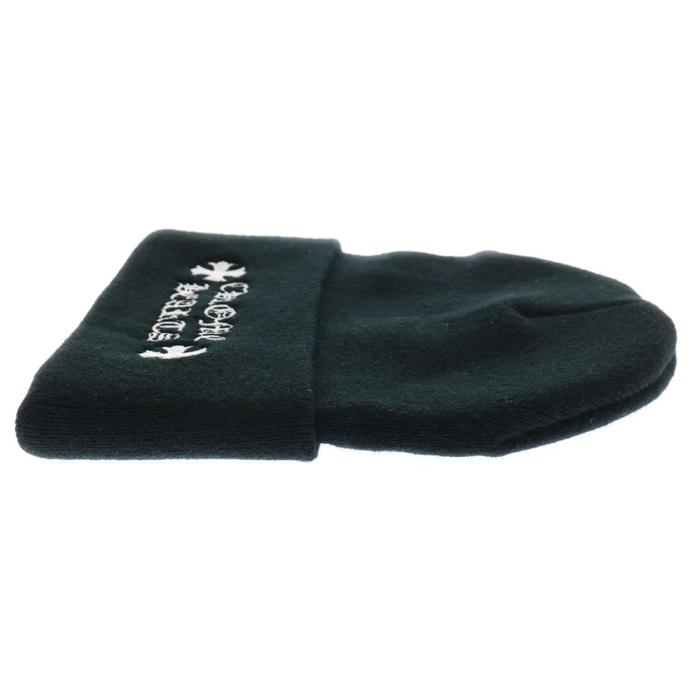 CHROME HEARTS(クロムハーツ) WOOL WATCH CAP ウールワッチキャップ ロゴ刺繍ビーニー ニットキャップ 帽子