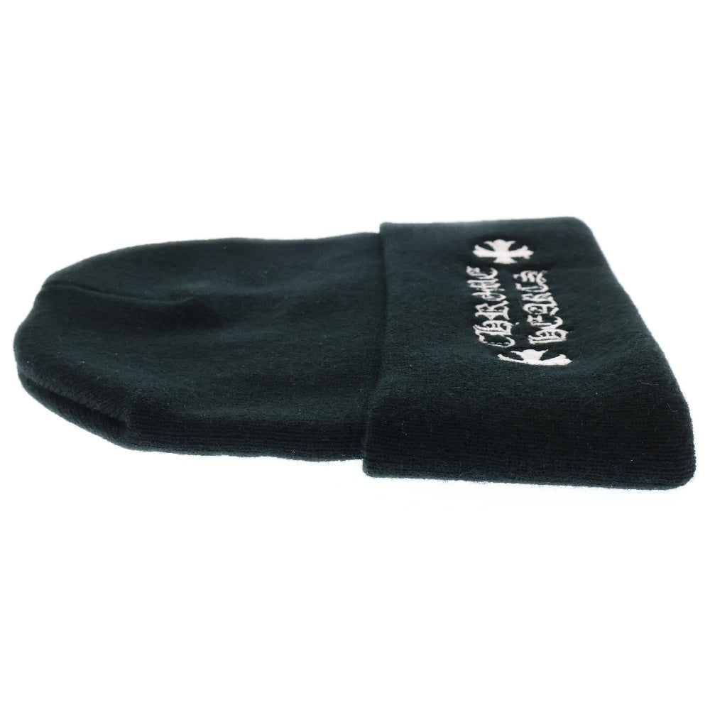 CHROME HEARTS(クロムハーツ) WOOL WATCH CAP ウールワッチキャップ ロゴ刺繍ビーニー ニットキャップ 帽子
