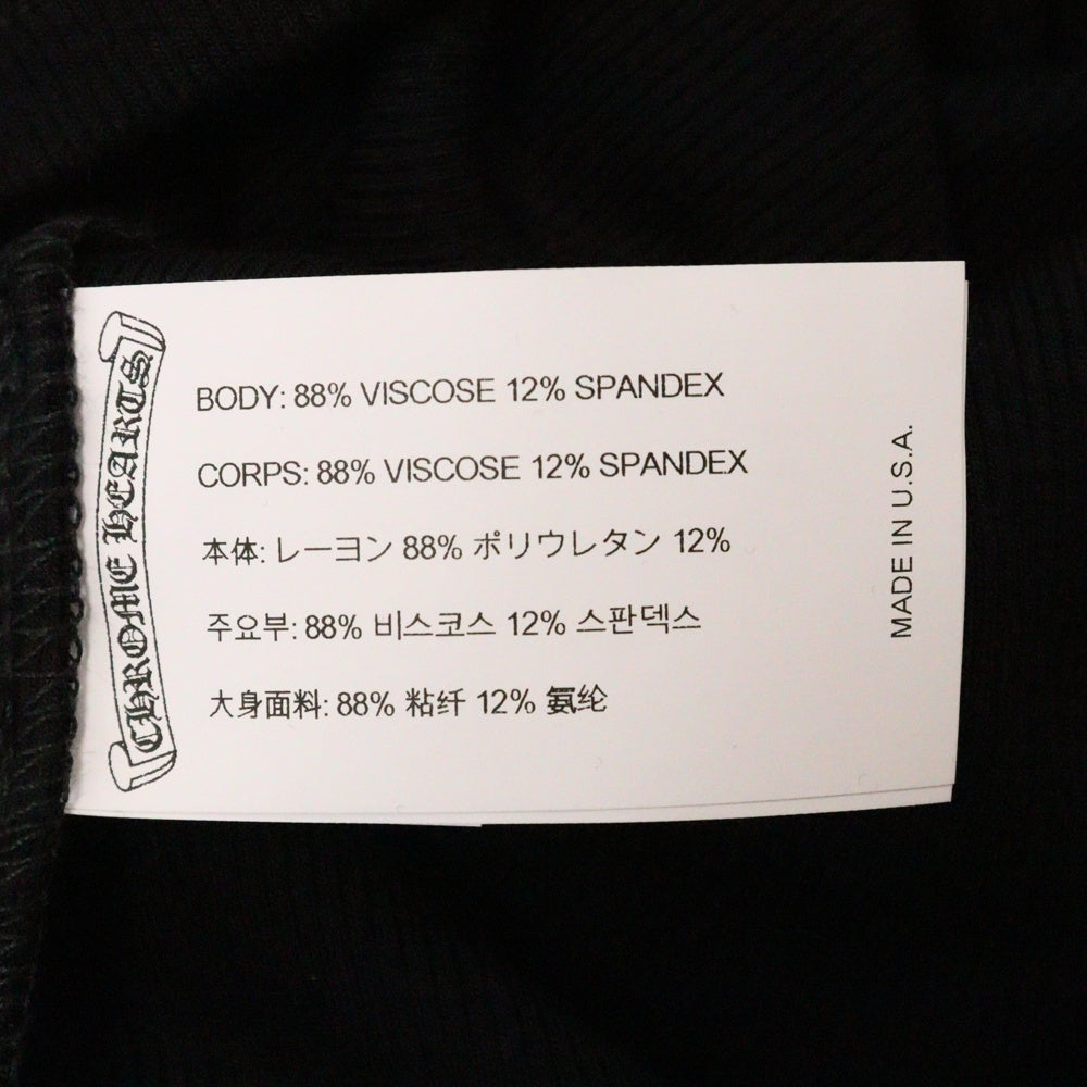 CHROME HEARTS(クロムハーツ) Y NOT CH Embroidery Thermal Long Sleeve Tee ワイノット CH刺繍 サーマル ロングスリーブTシャツ