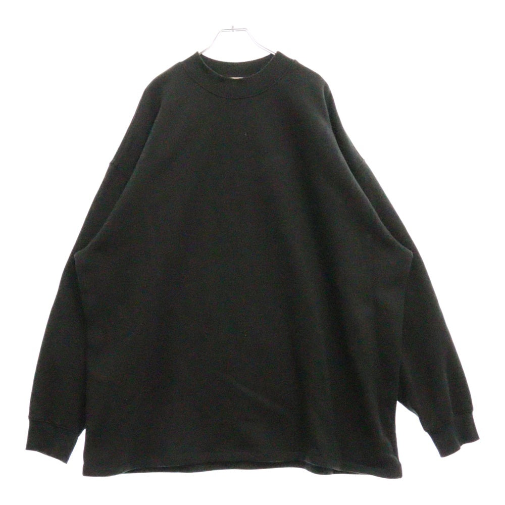 FEAR OF GOD ESSENTIALS(フィアオブゴッド エッセンシャルズ) バックロゴプリント クルーネックスウェットトレーナー ブラック