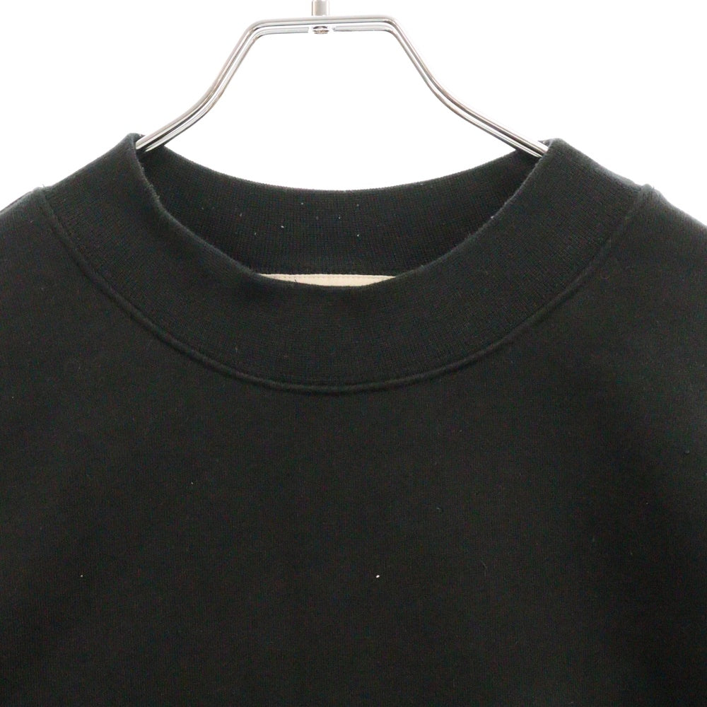 FEAR OF GOD ESSENTIALS(フィアオブゴッド エッセンシャルズ) バックロゴプリント クルーネックスウェットトレーナー ブラック