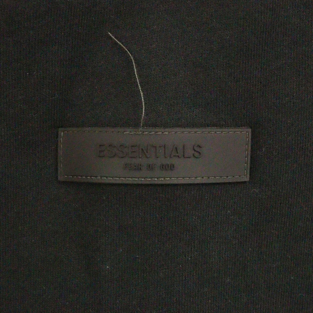 FEAR OF GOD ESSENTIALS(フィアオブゴッド エッセンシャルズ) バックロゴプリント クルーネックスウェットトレーナー ブラック