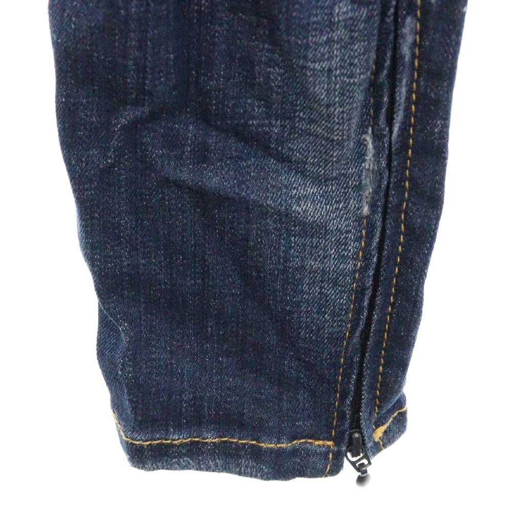 DSQUARED2(ディースクエアード) Super Skinny Jean ダメージ ペイント加工 スキニー デニム パンツ レディース インディゴ S72LB0131