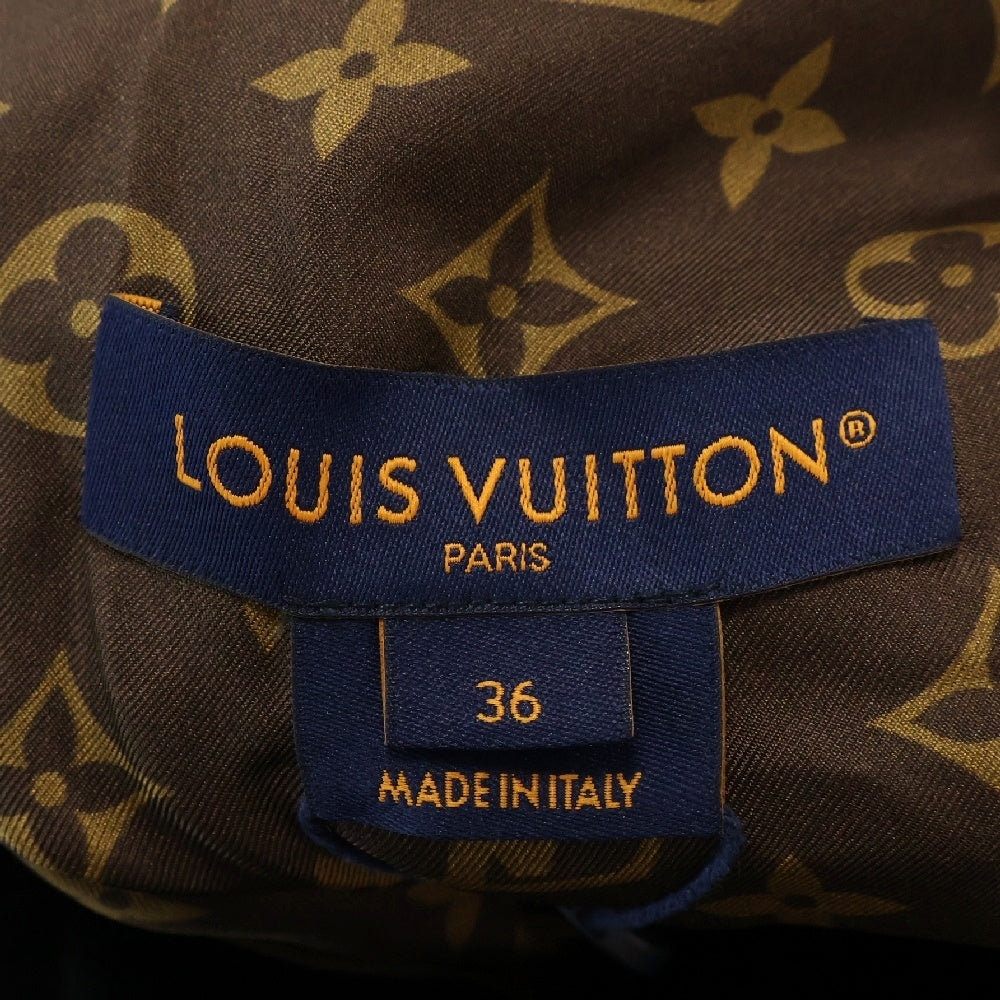 LOUIS VUITTON(ルイヴィトン) 24AW ベルベット スクールボーイ ブレザー 裏地モノグラム ベロア ジャケット ブラック RW242WB WPKF FRVE27