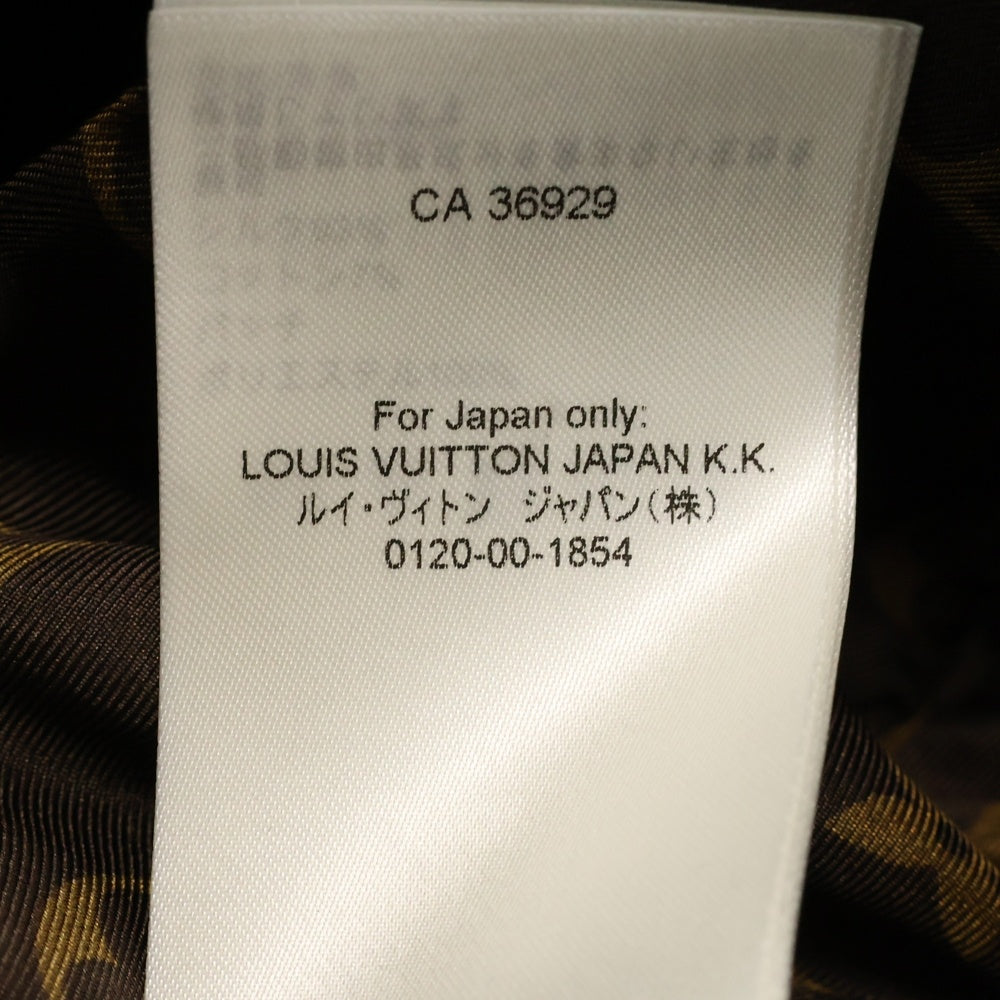 LOUIS VUITTON(ルイヴィトン) 24AW ベルベット スクールボーイ ブレザー 裏地モノグラム ベロア ジャケット ブラック RW242WB WPKF FRVE27