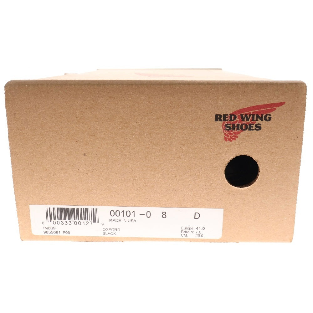 RED WING(レッド ウイング) 101 ポストマン オックスフォード レザーシューズ ブラック