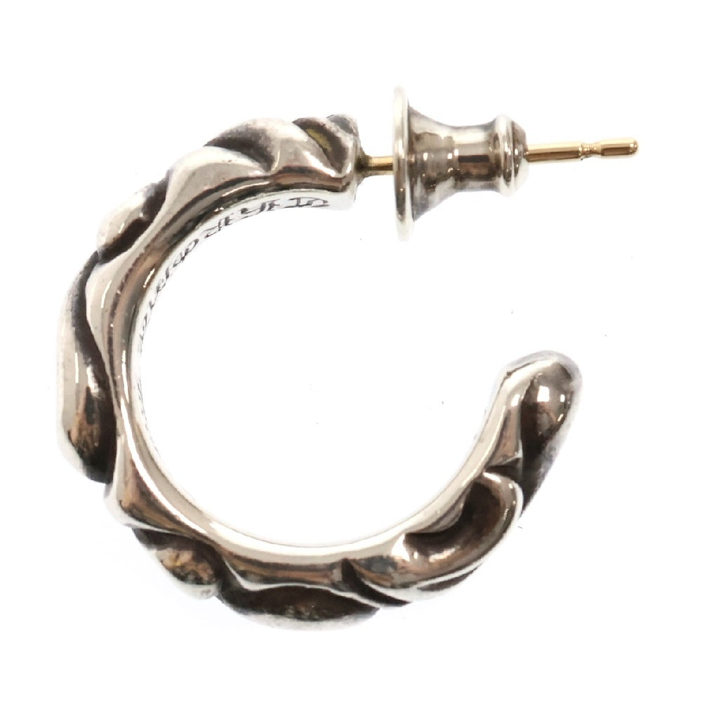 CHROME HEARTS(クロムハーツ) HOOP SCROOL スクロール フープピアス シルバー