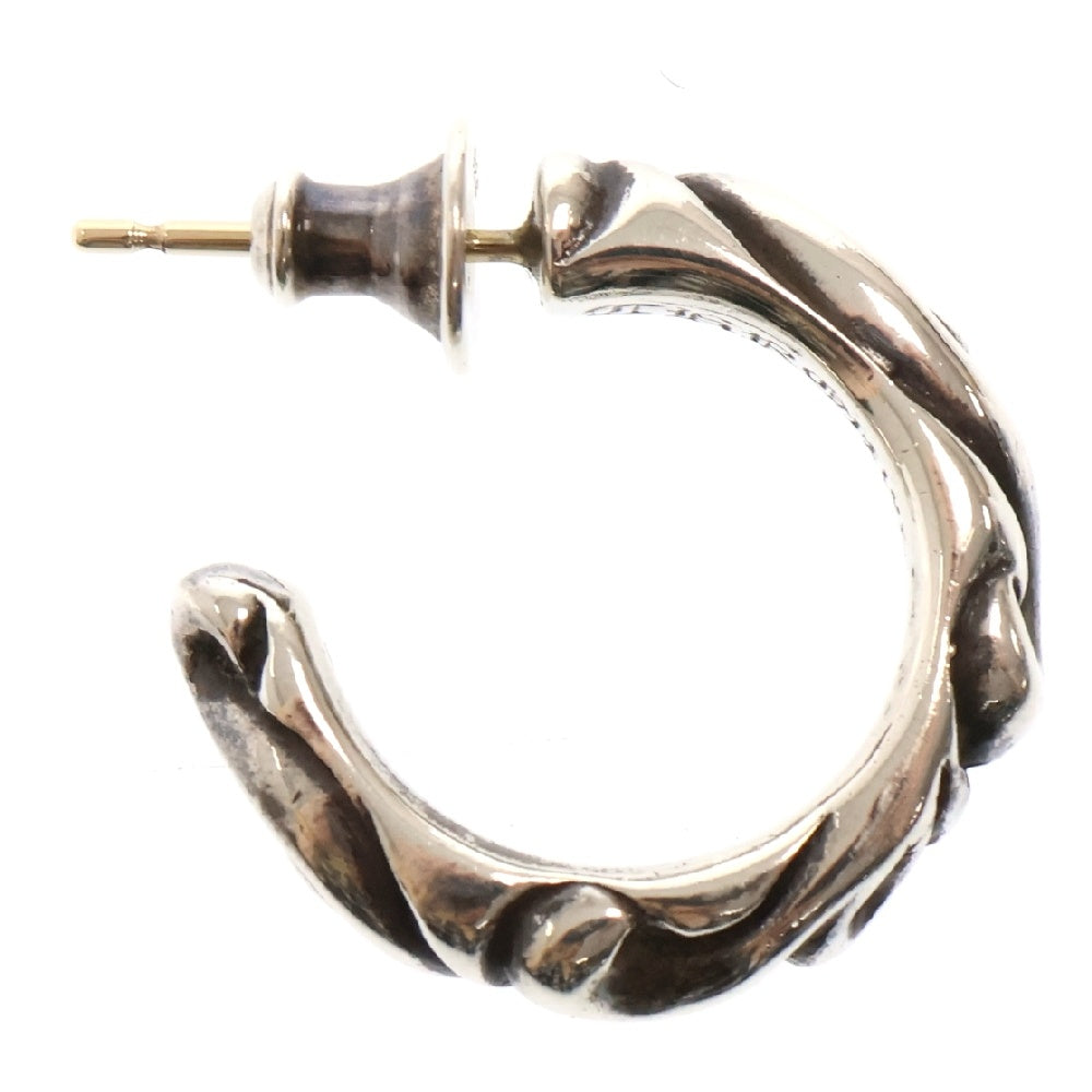 CHROME HEARTS(クロムハーツ) HOOP SCROOL スクロール フープピアス シルバー