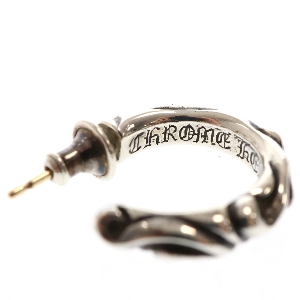 CHROME HEARTS(クロムハーツ) HOOP SCROOL スクロール フープピアス シルバー
