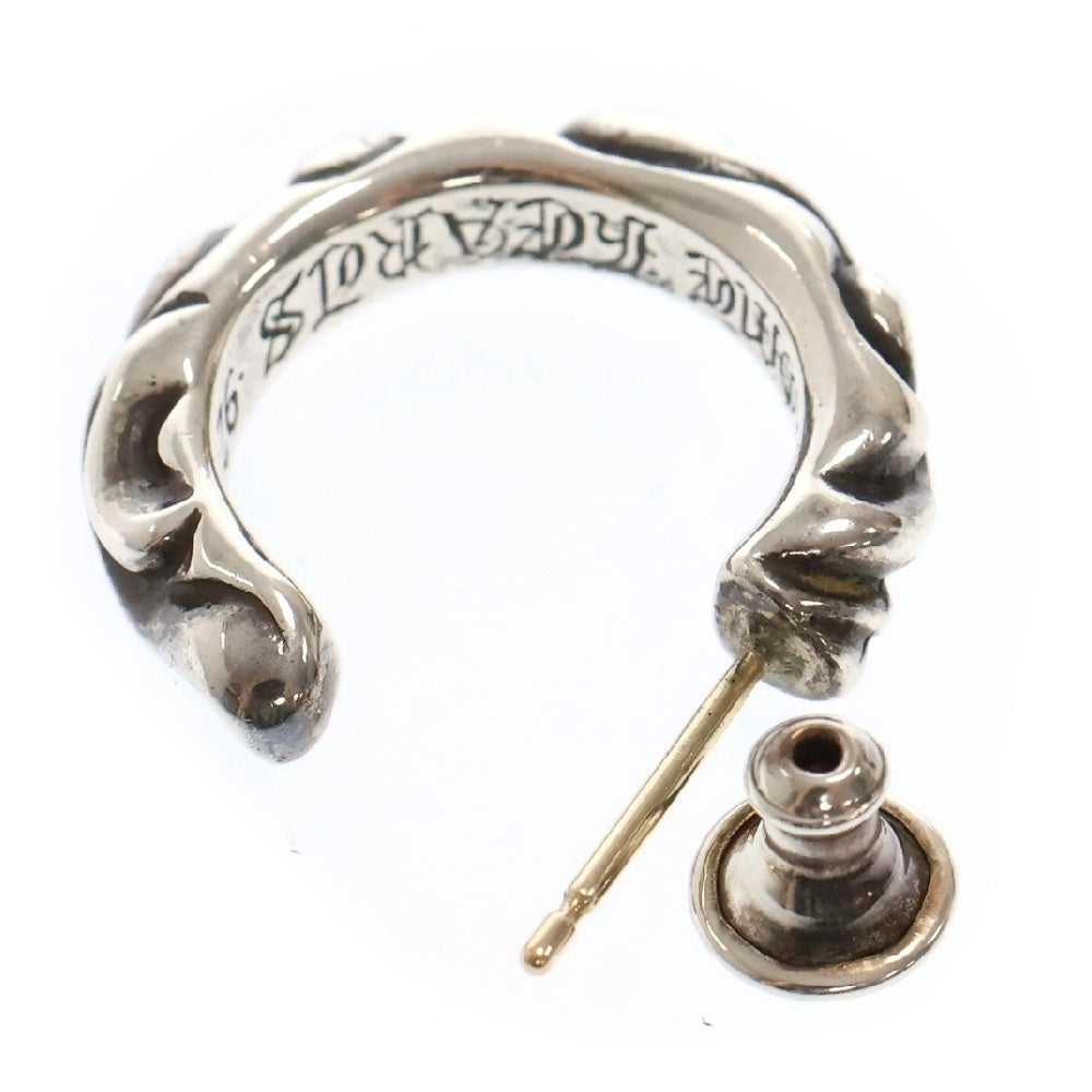 CHROME HEARTS(クロムハーツ) HOOP SCROOL スクロール フープピアス シルバー