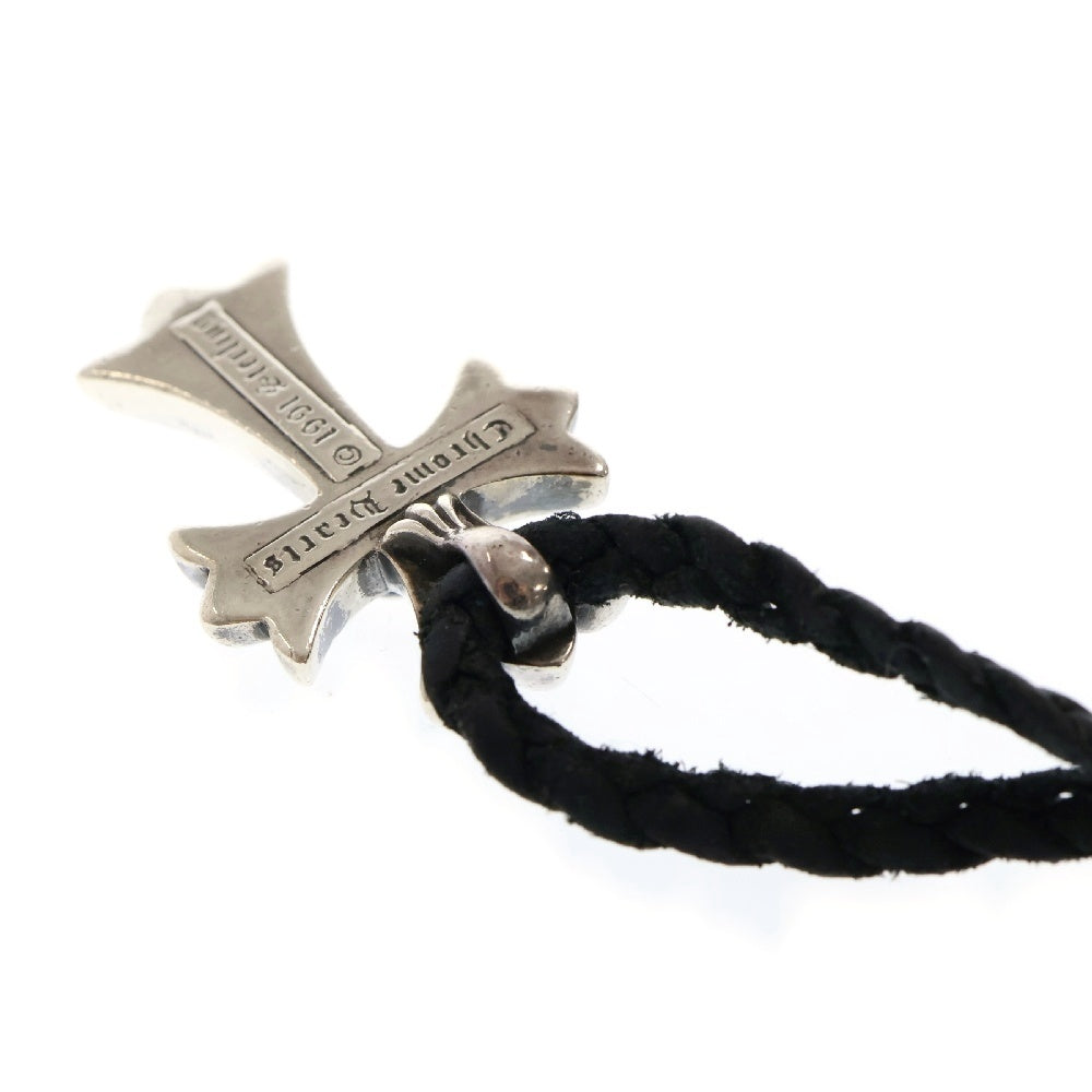CHROME HEARTS(クロムハーツ) CH CRS SMLスモールCHクロス BC ボロチップブレイド ネックレス シルバー BCA220