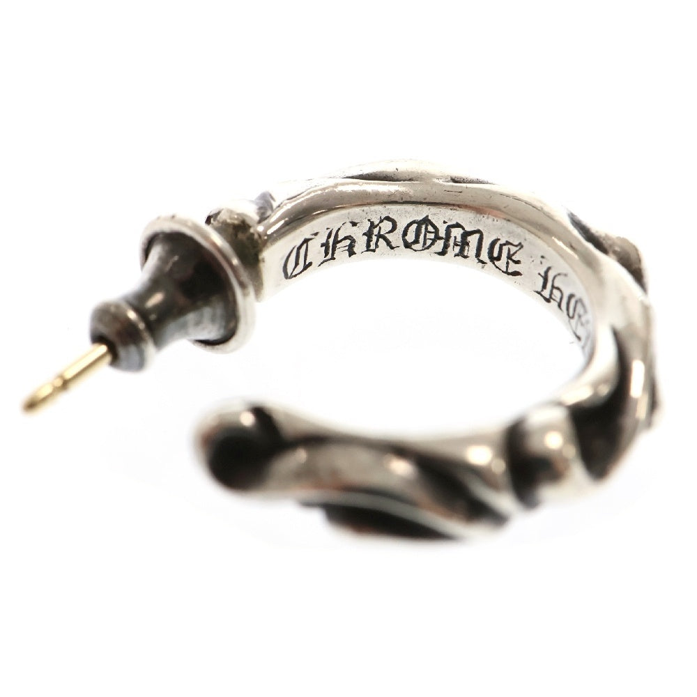CHROME HEARTS(クロムハーツ) HOOP SCROOL スクロール フープピアス シルバー