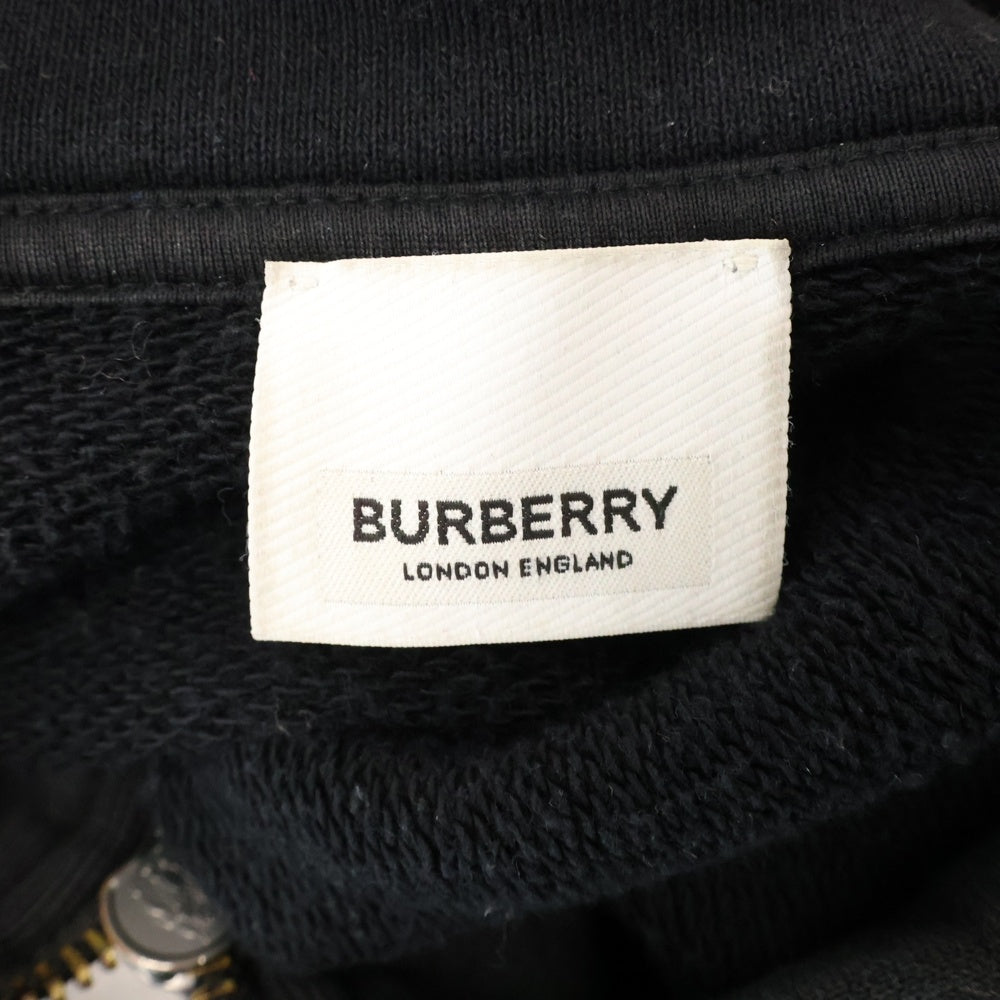 BURBERRY(バーバリー) 22SS CHECKER ZIP チェッカージップアップパーカー ノバチェックパーカー 8034510 ブラック