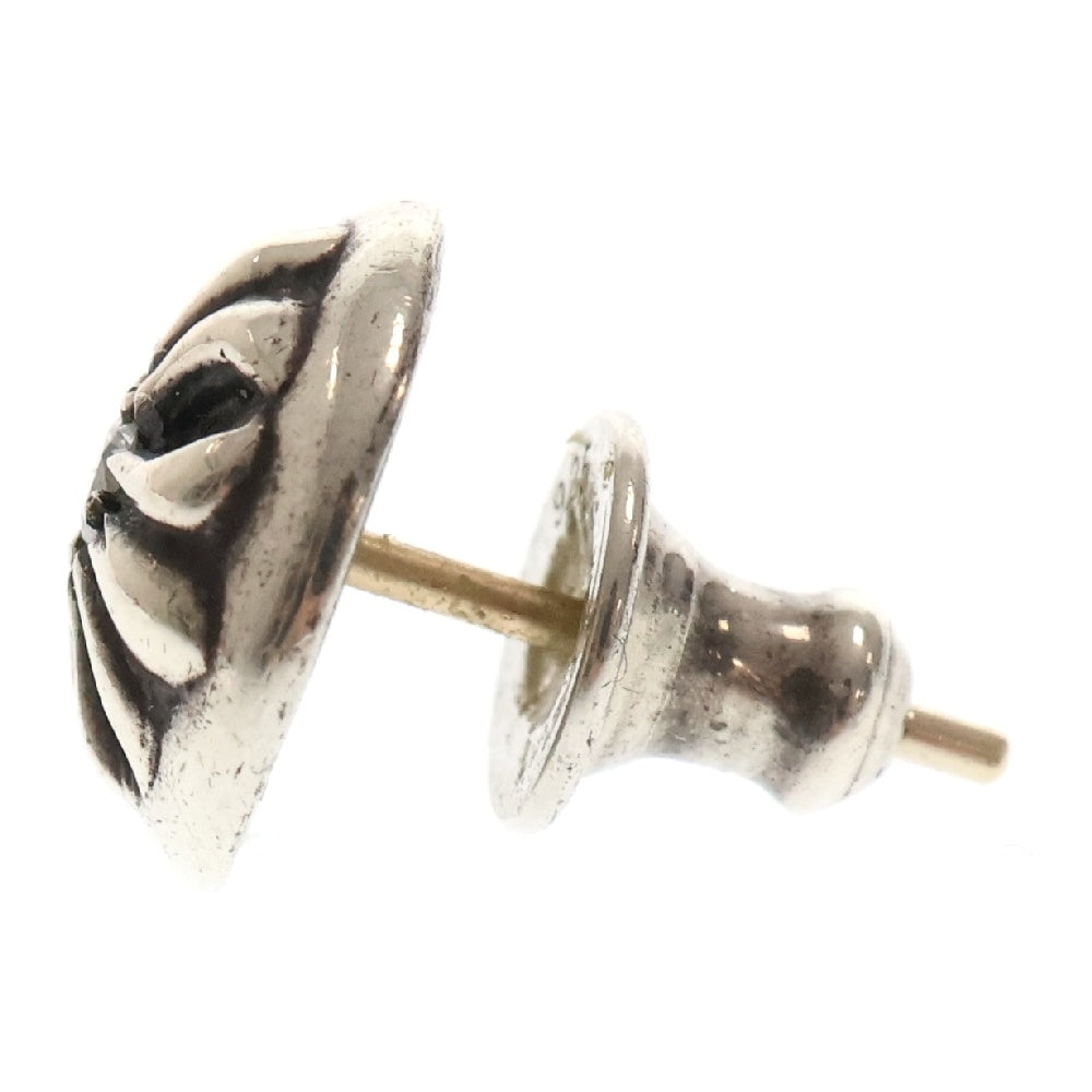 CHROME HEARTS(クロムハーツ) STUD CRSBLL DIA クロスボールスタッドピアス 1ダイヤ シルバー