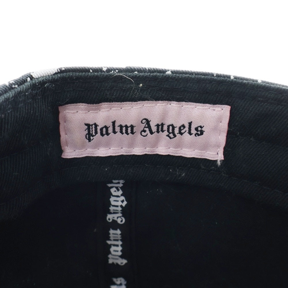 Palm Angels(パームエンジェルス) パープルヘイズ スナップバックハット キャップ ブラック