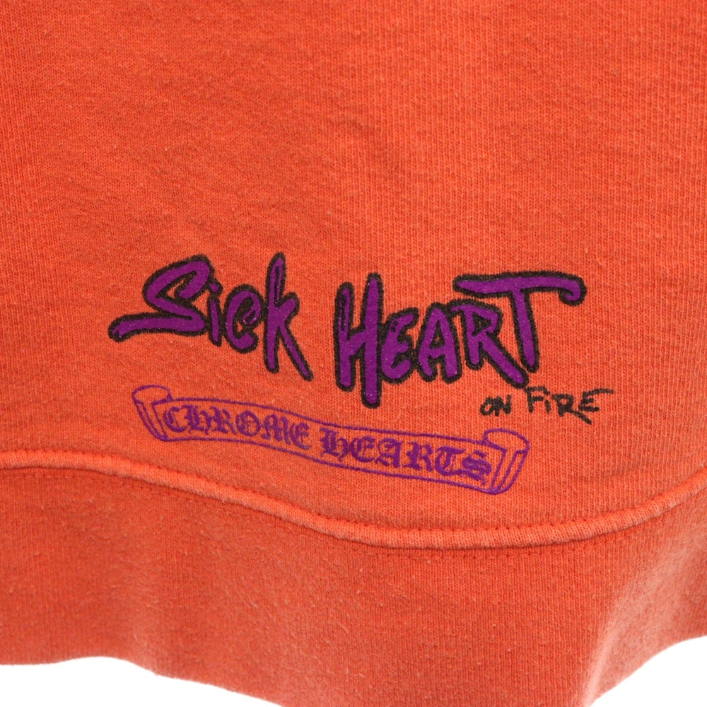 CHROME HEARTS(クロムハーツ) SWTSHRT PPO U HD PLVR MATTY RED MATTY BOY マッティボーイチョンパープリテンスプルオーバーフーディ パーカー レッド