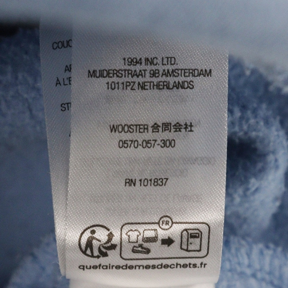 SUPREME(シュプリーム) 24AW Satin Applique Hooded Sweatshirt サテンアップリケフードパーカー ライトブルー