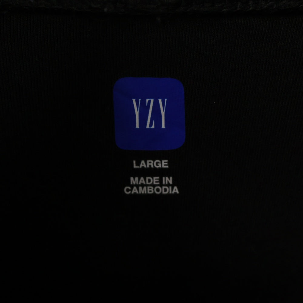 YEEZY GAP(イージーギャップ) LOGO HOODIE ロゴ フーディ パーカー ブラック グレー 471313-00-1