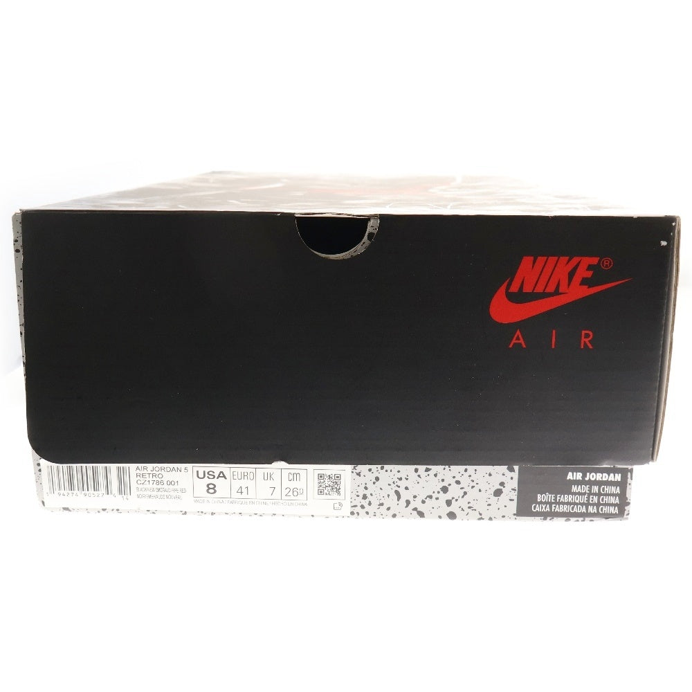 NIKE(ナイキ) AIR JORDAN5 RETRO TOP3 CZ1786-001 エアジョーダン5 トップ3 ハイカットスニーカー ブラック US8/26.0cm