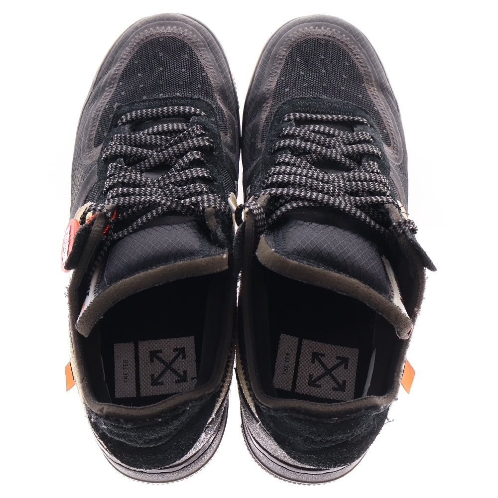 NIKE(ナイキ) ×OFF-WHITE THE 10 AIR FORCE 1 LOW AO4606-001 オフホワイト エアフォース1 ローカットスニーカー ブラック US7.5/25.5cm