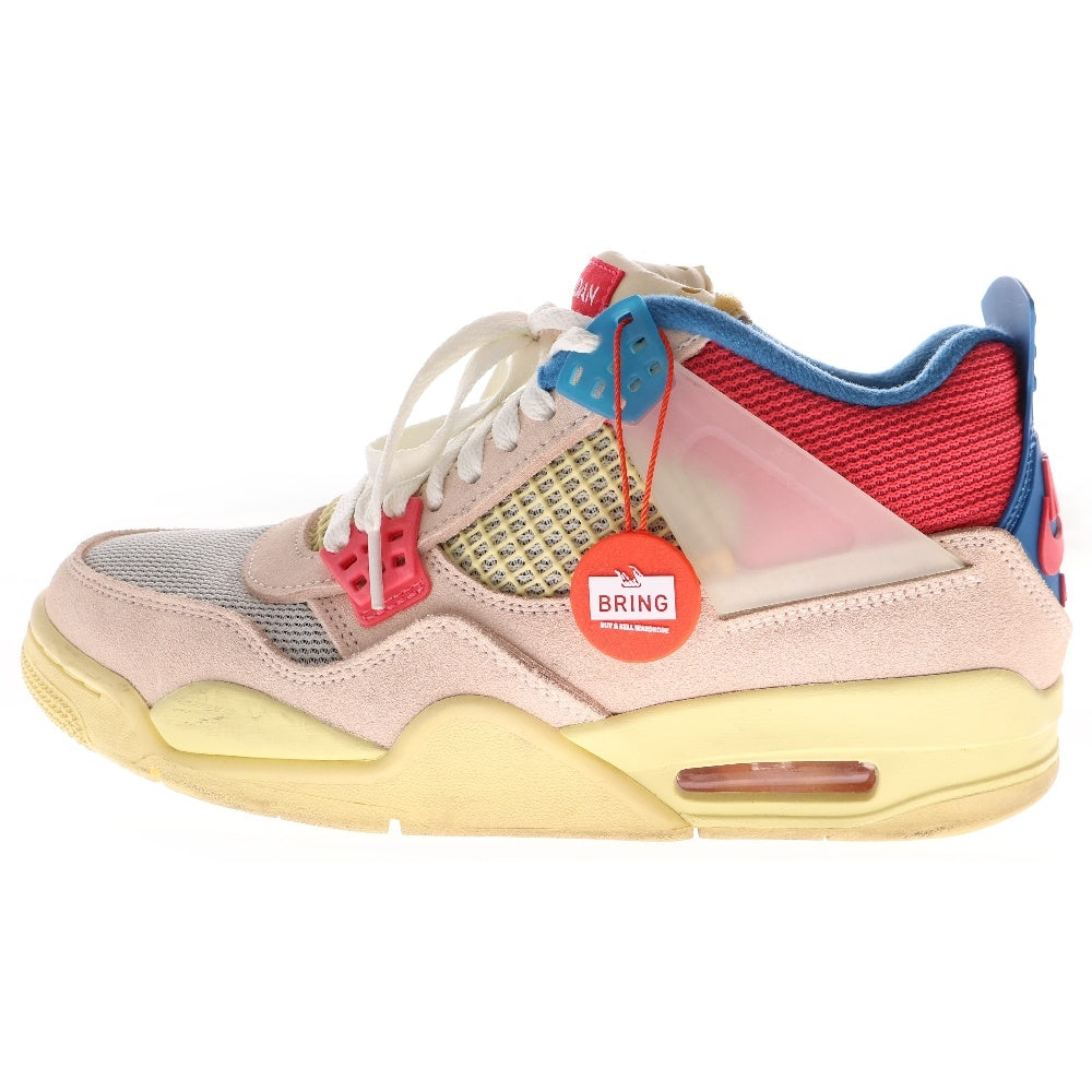 NIKE(ナイキ) ×UNION AIR JORDAN 4 GUAVA ICE DC9533-800 ユニオン エアジョーダン4 グァバアイス ハイカットスニーカー マルチ US8/26.0cm