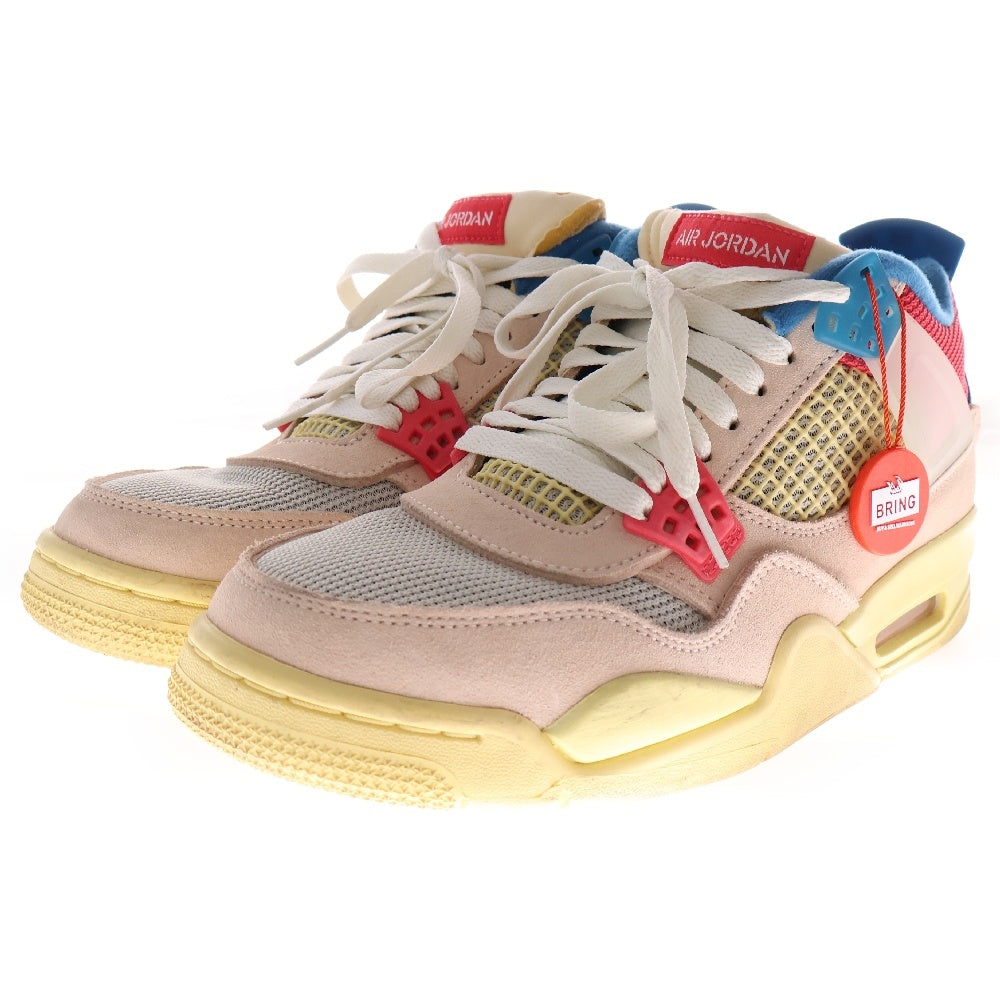 NIKE(ナイキ) ×UNION AIR JORDAN 4 GUAVA ICE DC9533-800 ユニオン エアジョーダン4 グァバアイス ハイカットスニーカー マルチ US8/26.0cm