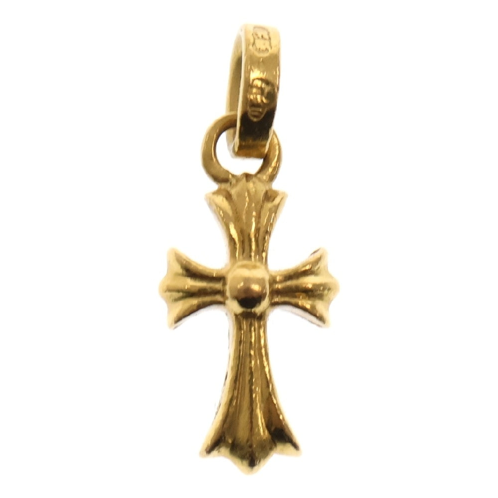 CHROME HEARTS(クロムハーツ) 22K CRS BBYFAT P/DIA ベイビーファットクロス PAVEダイヤ ペンダントトップ ゴールド BCA035