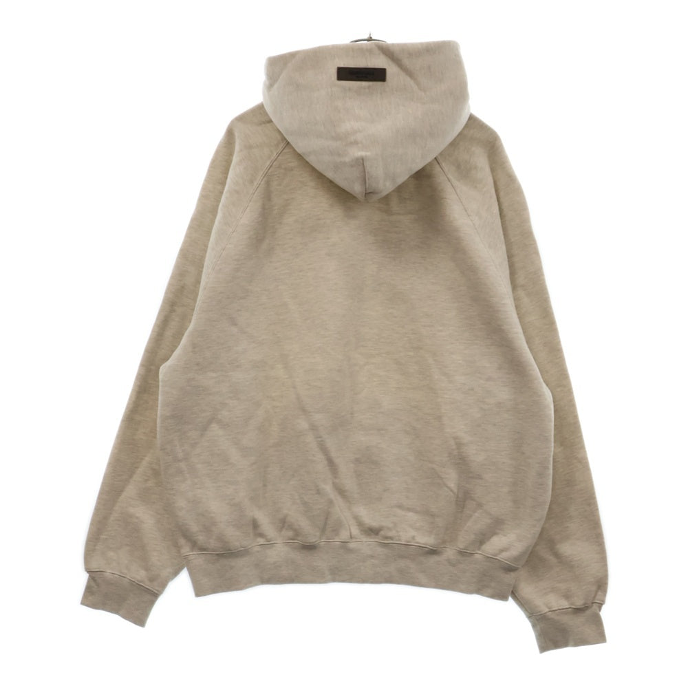 FEAR OF GOD ESSENTIALS(フィアオブゴッド エッセンシャルズ) 22AW 1977 フェルトロゴプルオーバーパーカー グレー