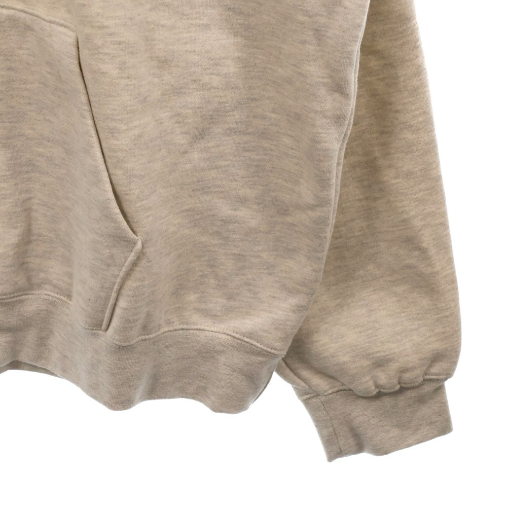 FEAR OF GOD ESSENTIALS(フィアオブゴッド エッセンシャルズ) 22AW 1977 フェルトロゴプルオーバーパーカー グレー