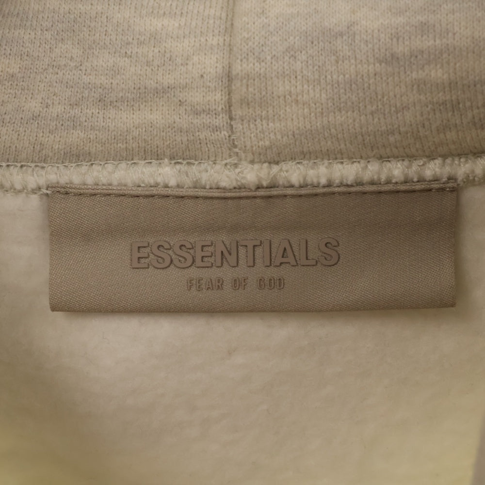 FEAR OF GOD ESSENTIALS(フィアオブゴッド エッセンシャルズ) 22AW 1977 フェルトロゴプルオーバーパーカー グレー