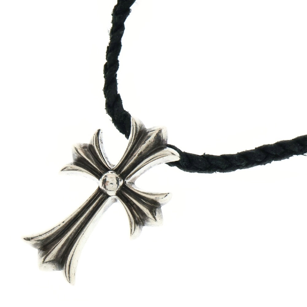 CHROME HEARTS(クロムハーツ) CH CRS SMLスモールCHクロス BC ボロチップブレイド ネックレス シルバー BCA220