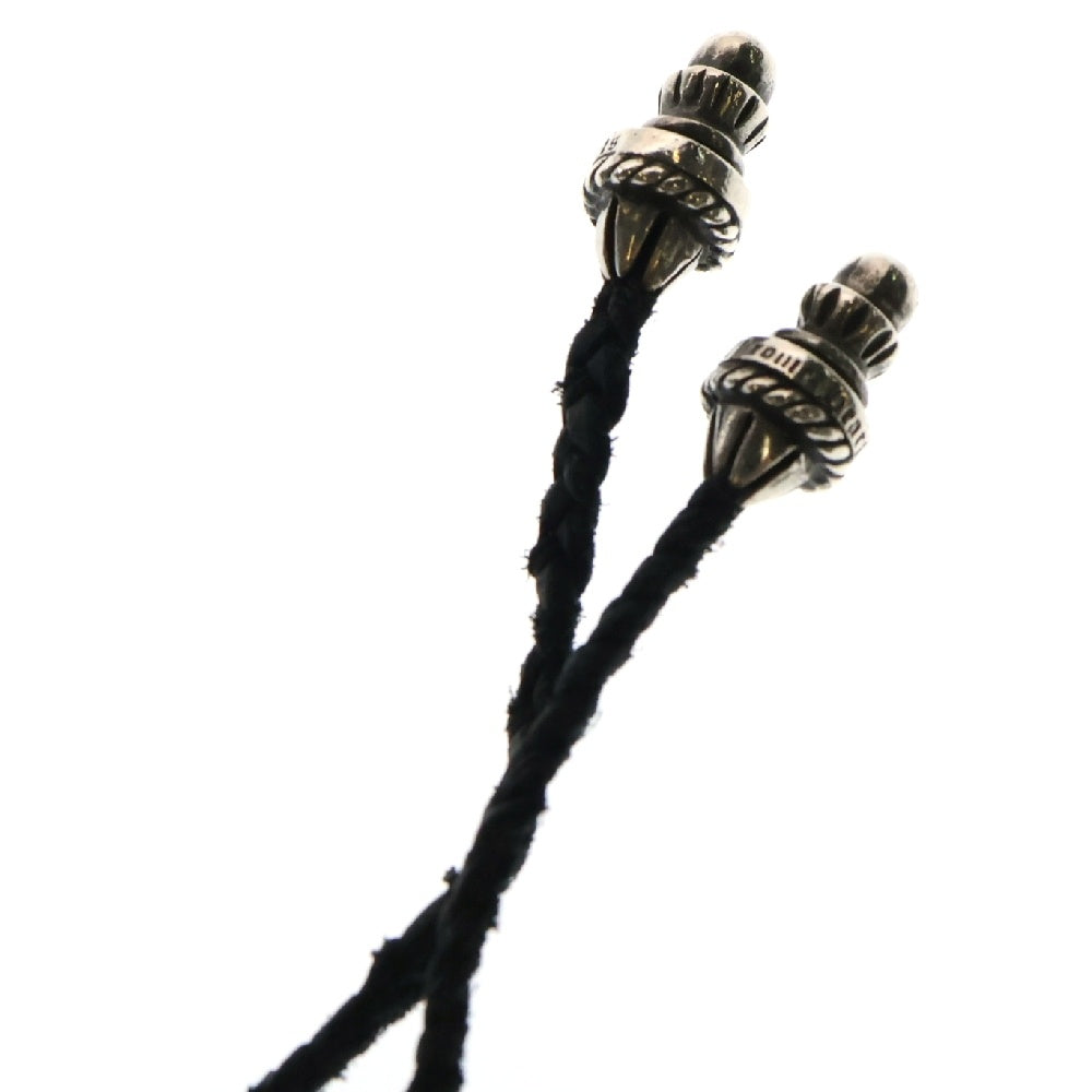 CHROME HEARTS(クロムハーツ) CH CRS SMLスモールCHクロス BC ボロチップブレイド ネックレス シルバー BCA220